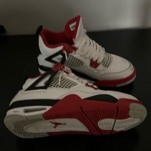OG fire red Jordan 4s